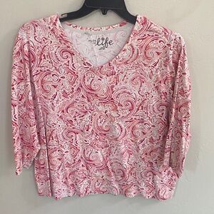 Pink Paisley Women's Top